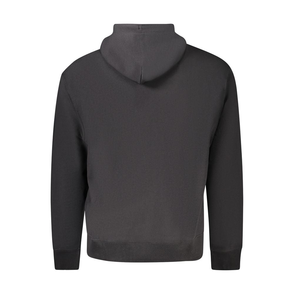 Black Cotton Sweatshirt
