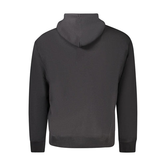 Black Cotton Sweatshirt