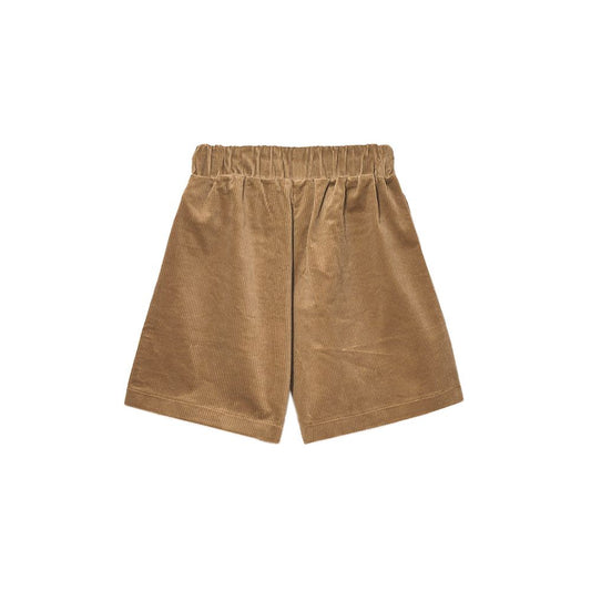 Brown Cotton Short