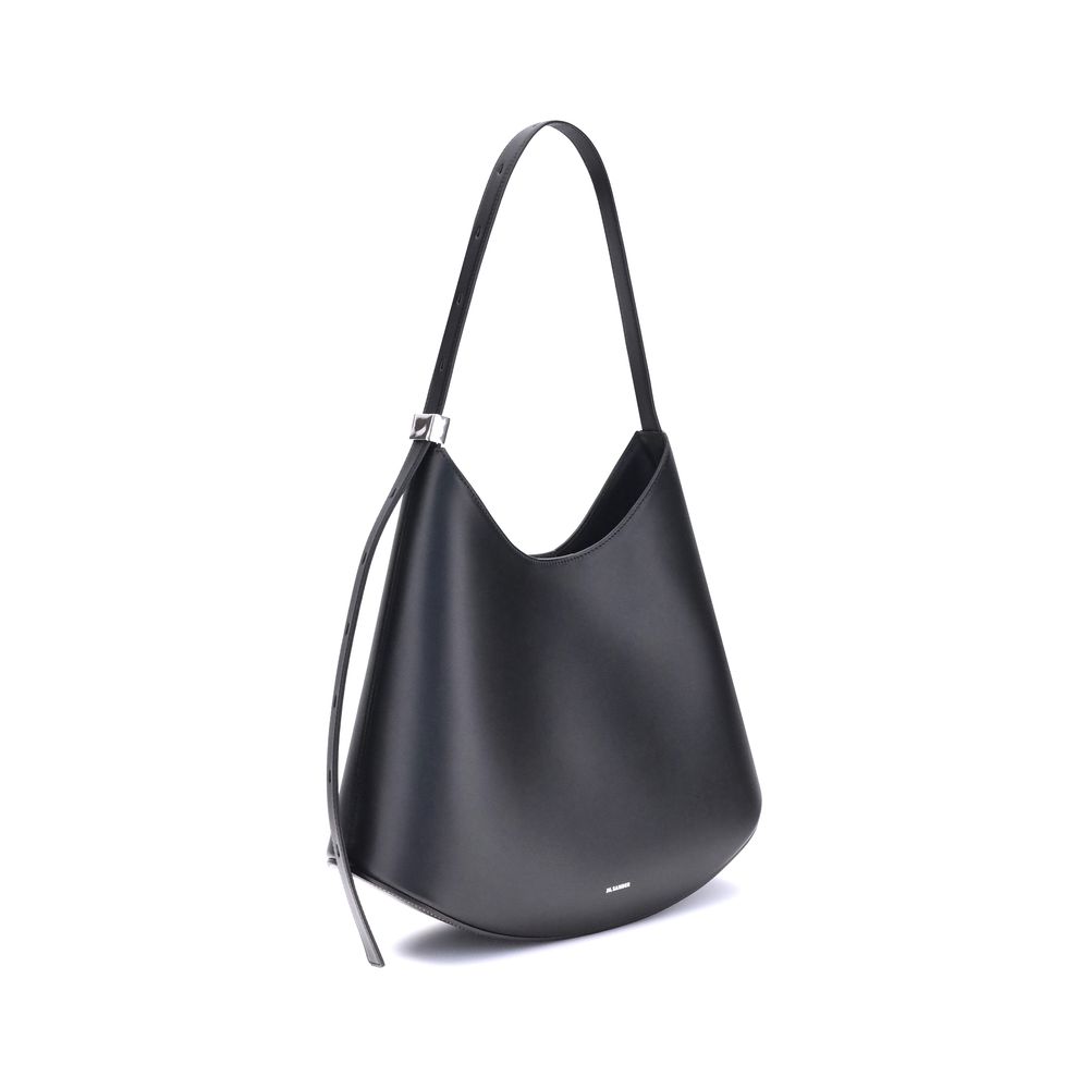 Black Calf Leather Bos Taurus Shoulder Bag