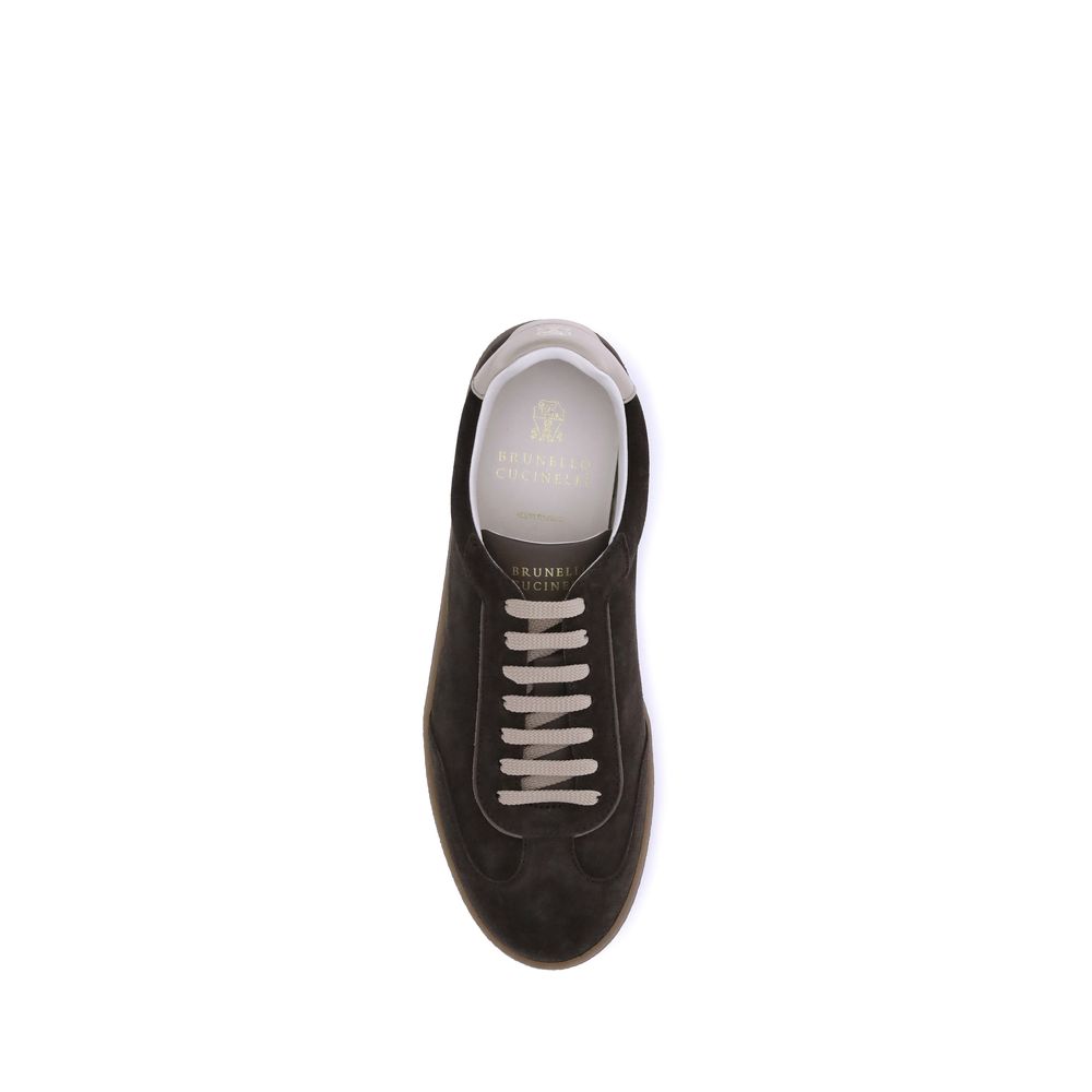 Black Calf Leather Bos Taurus Low Top Sneakers