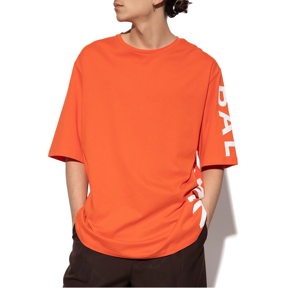 Orange Cotton Men's T-Shirt
