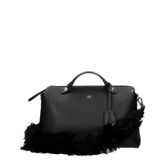 Black Leather Shoulder Bag