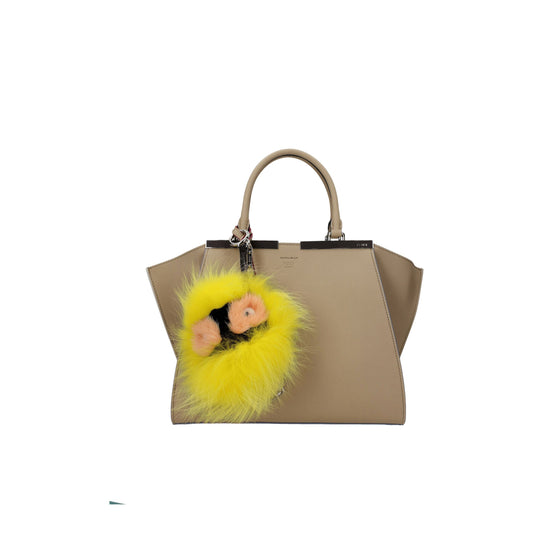 Yellow Fur Keychain
