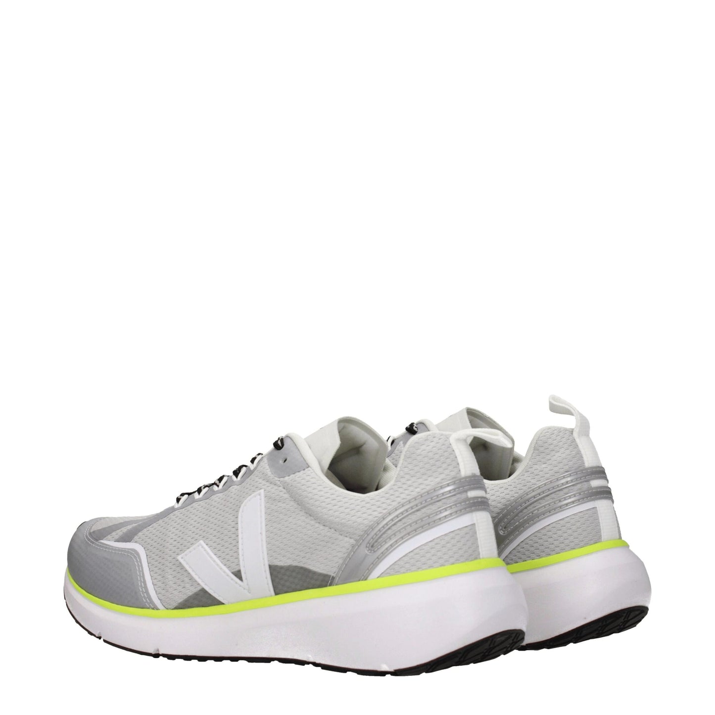 Gray Fabric Athletic Sneakers