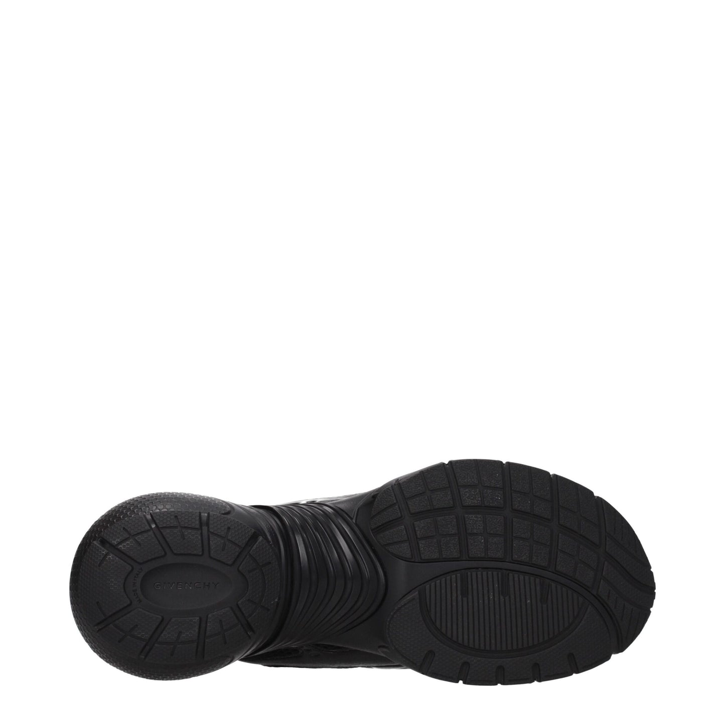 Black Fabric Athletic Sneakers