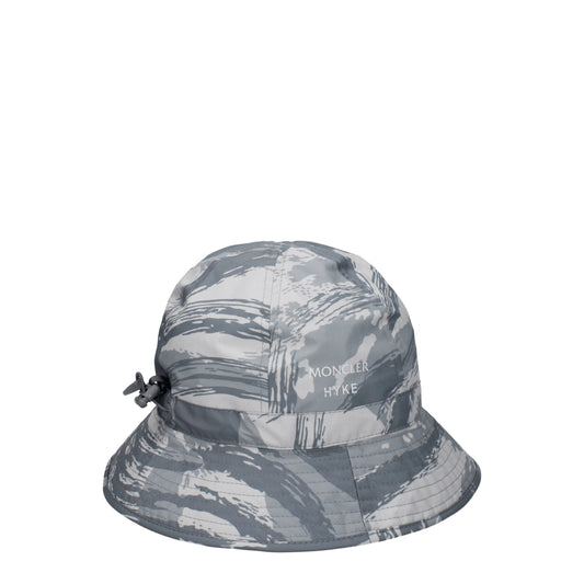 Gray Polyester Bucket Hat