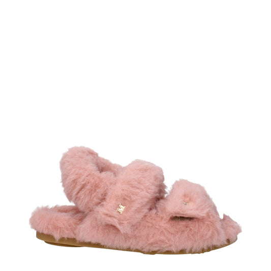 Pink Fur Sandals
