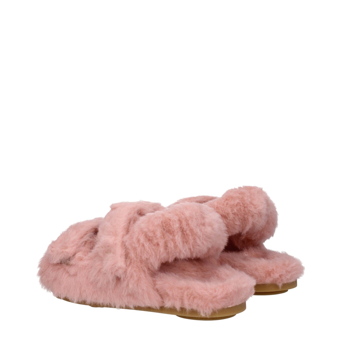 Pink Fur Sandals