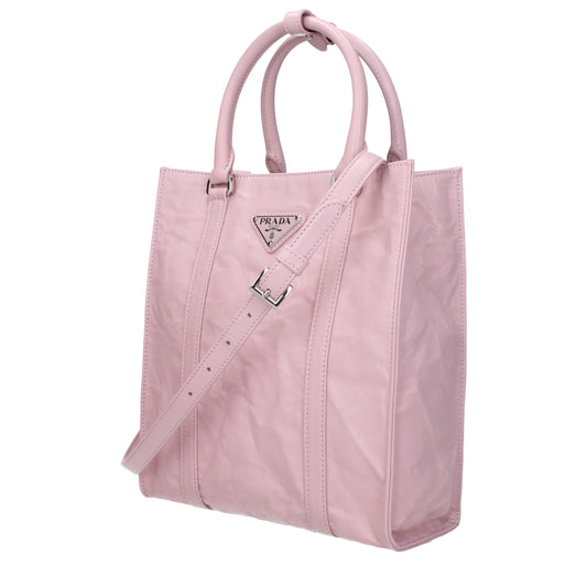 Pink Leather Handbag