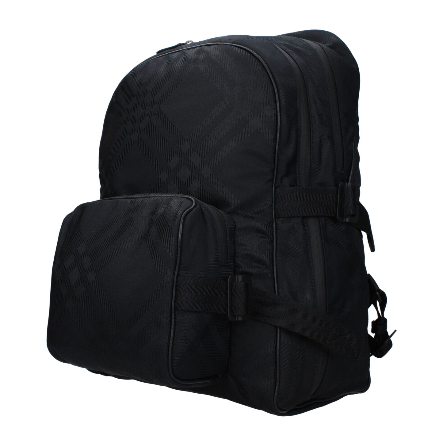 Black Fabric Backpack