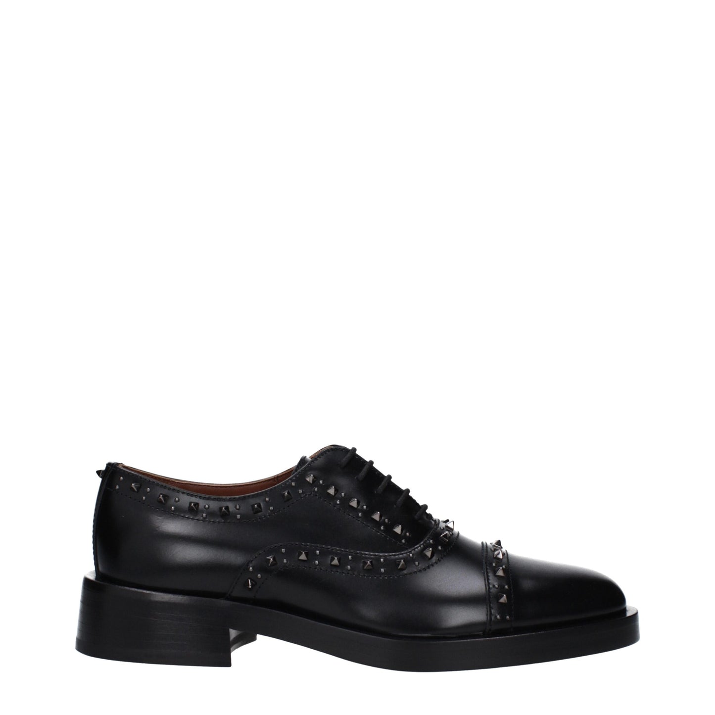 Black Leather Oxfords And Derbies