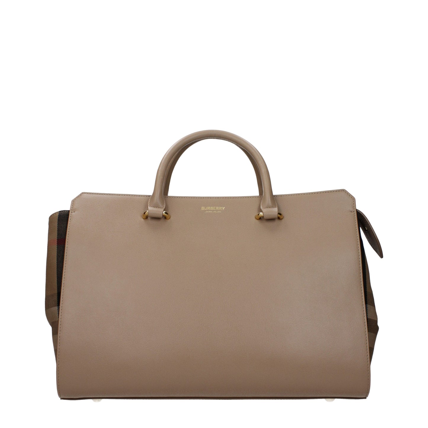 Beige Leather Handbag