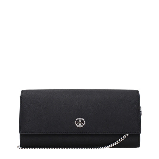 Black Leather Clutch Bag