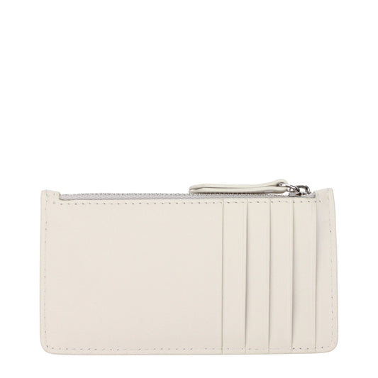 Beige Leather Wallet