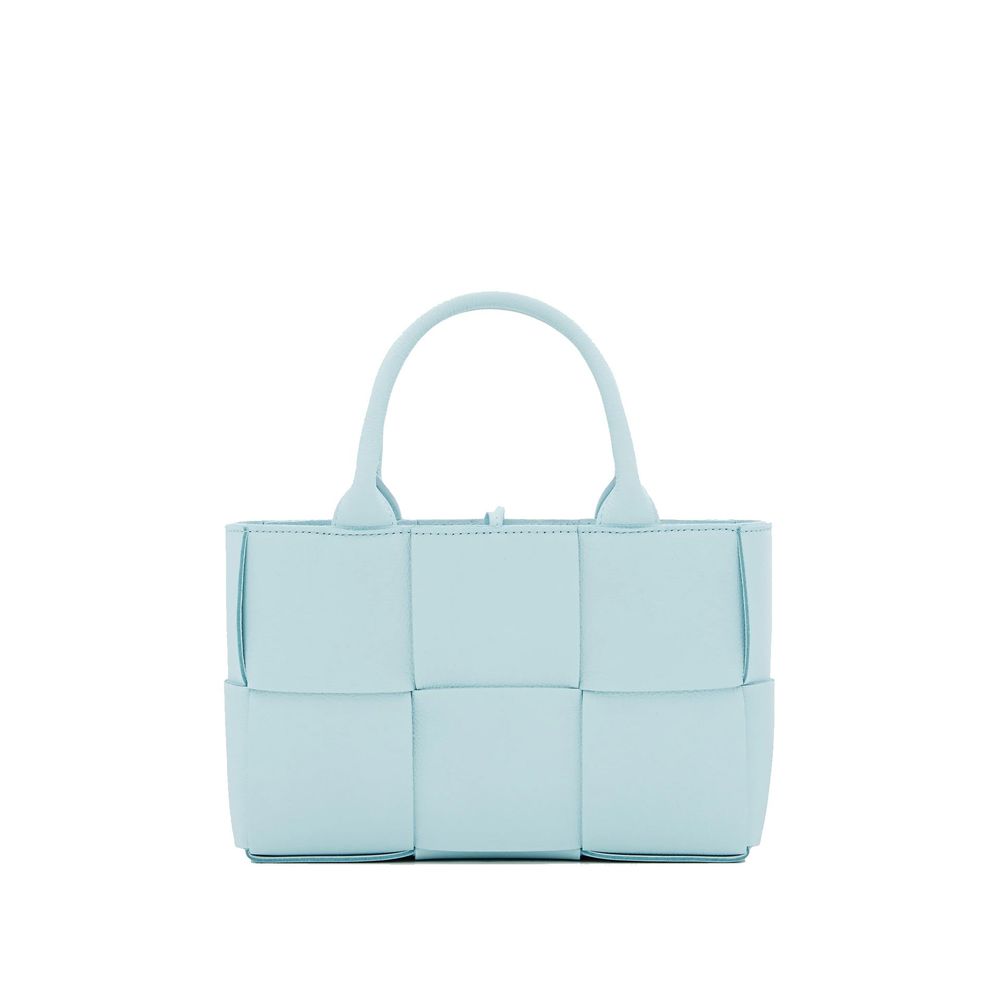 Blue Lamb Leather Tote Bag