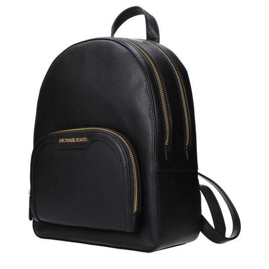 Black Leather Backpack