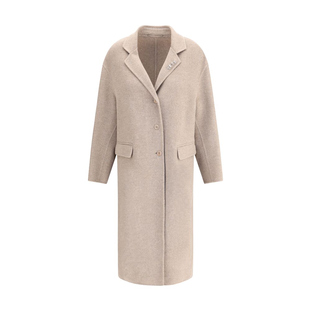 Beige Wool Coat