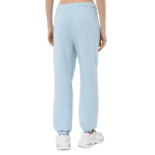 Blue Cotton Women Sweatpant