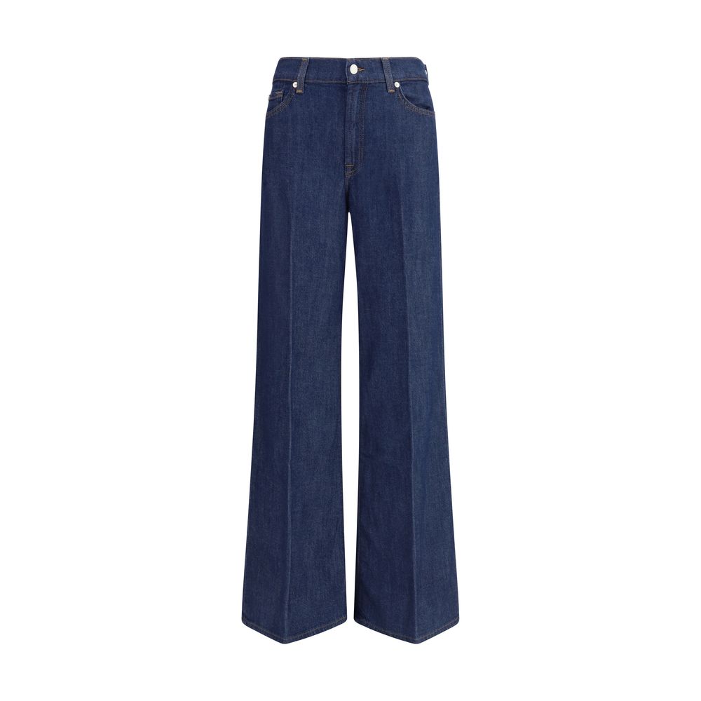 Blue Cotton Jeans Denim