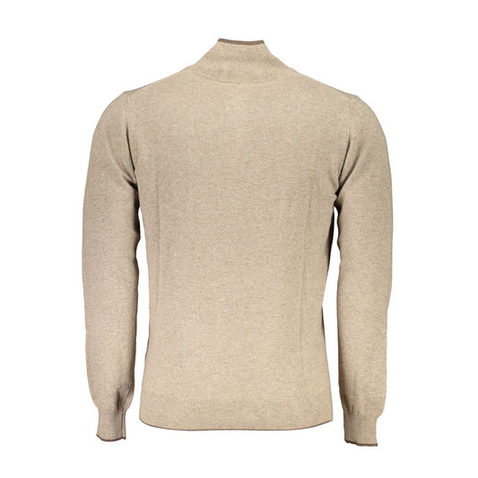 Beige Fabric Sweater
