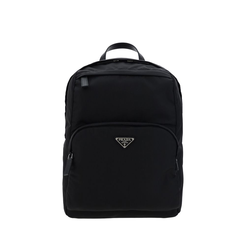 Black Nylon Backpack
