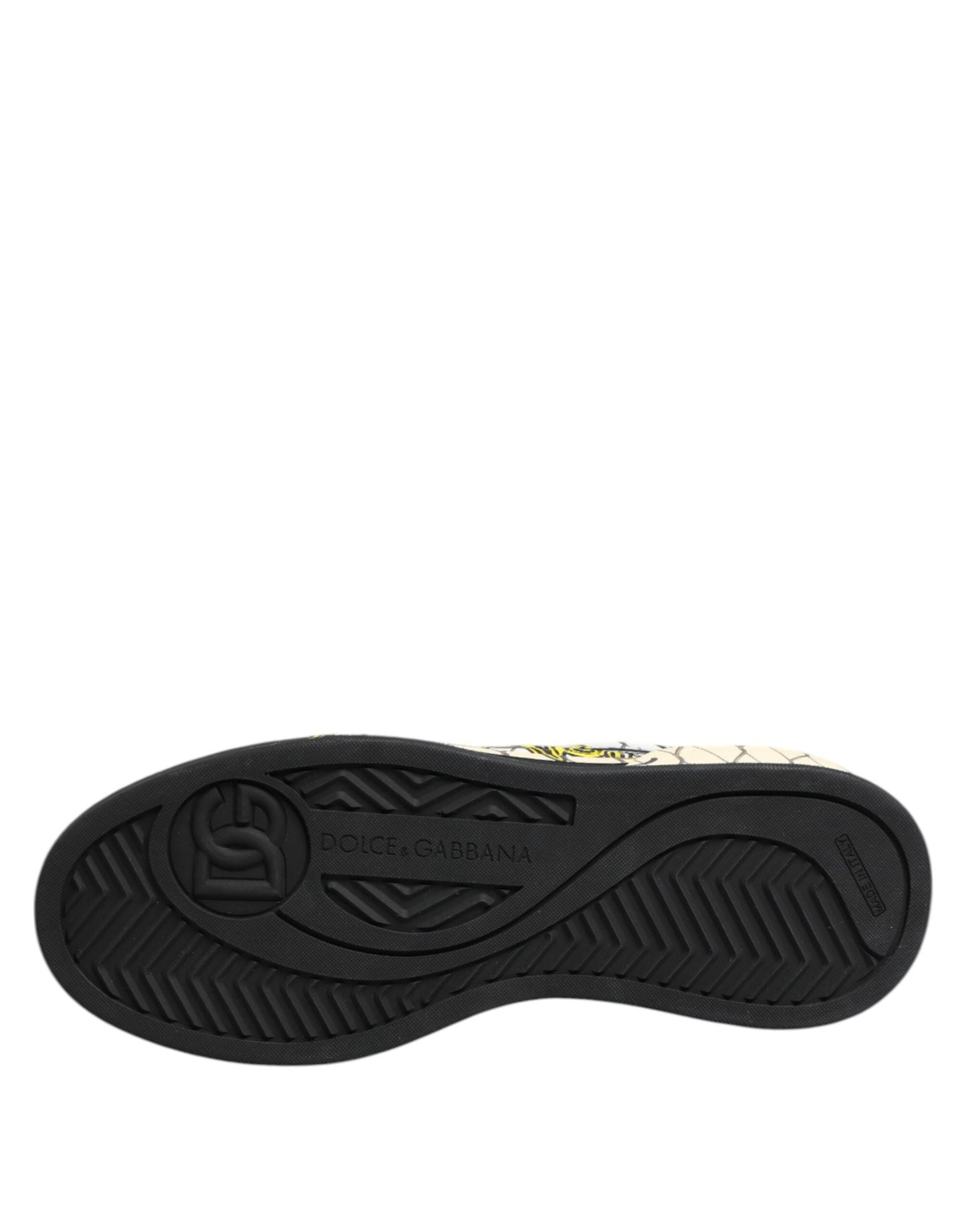 White Logo Print Low Top Men Sneakers Shoes