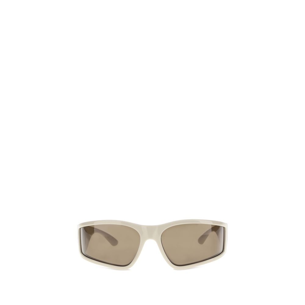 Cream Polyamide Sunglasses