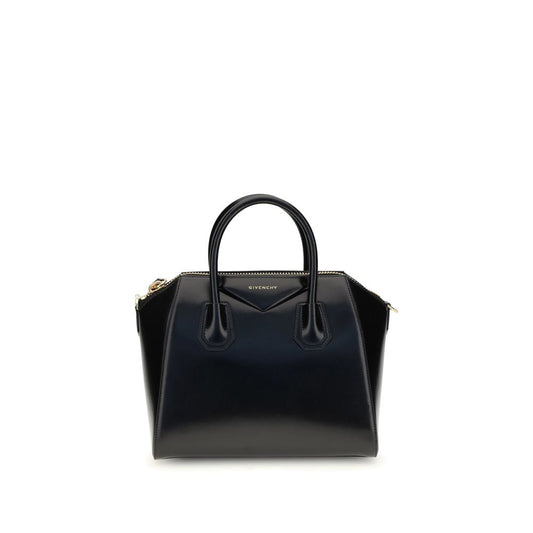 Black Calf Leather Bos Taurus Handbag