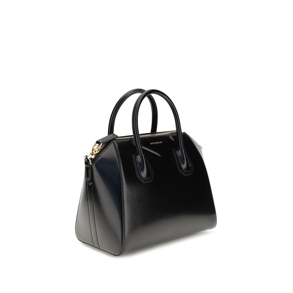 Black Calf Leather Bos Taurus Handbag