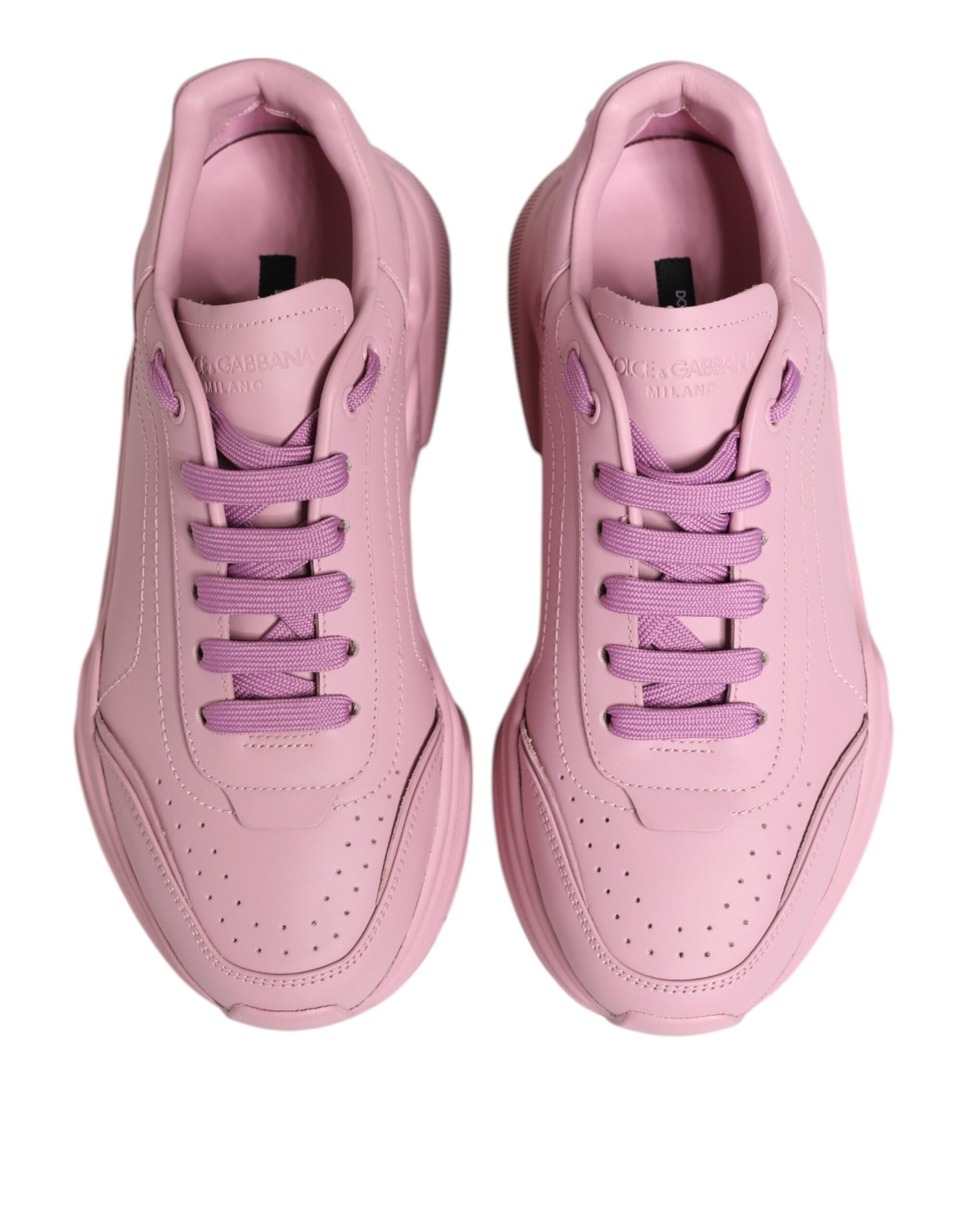 Pink Leather Daymaster Low Top Sneakers Shoes