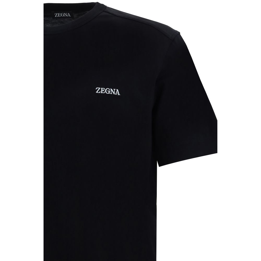 Black Cotton T-Shirt