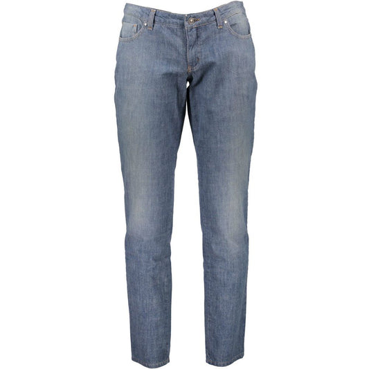 Blue Cotton Women Jean