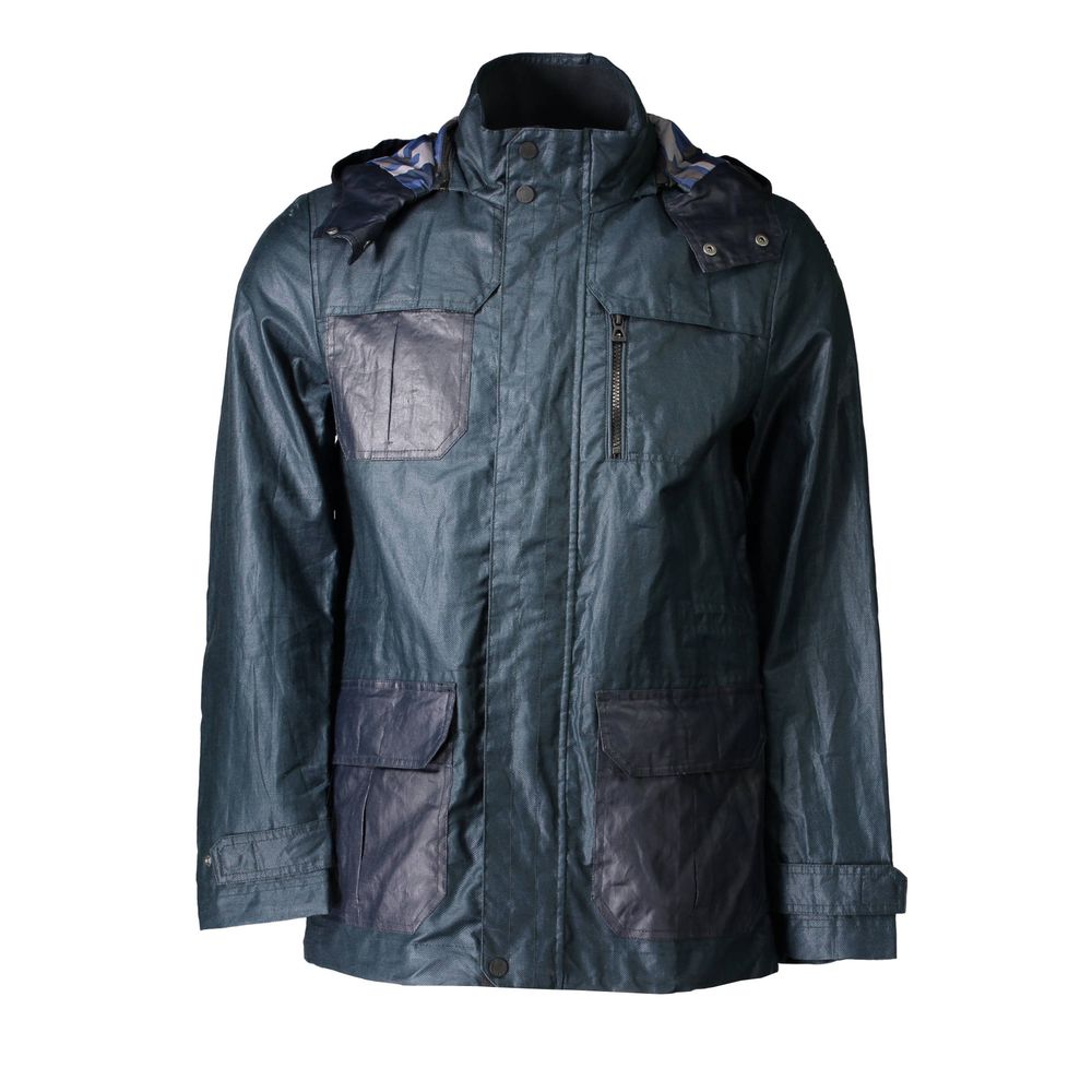 Green Polyester Jackets & Coat