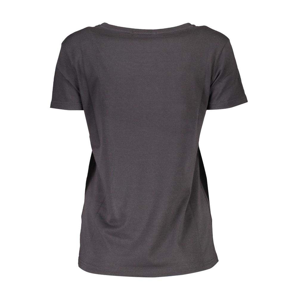 Black Cotton T-Shirt