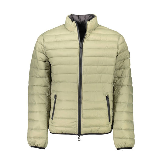 Green Nylon Jackets & Coat
