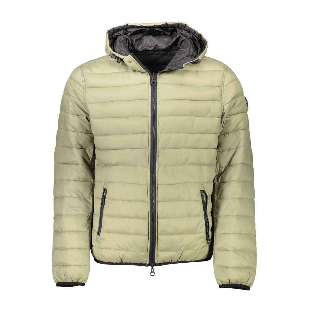 Green Nylon Jackets & Coat