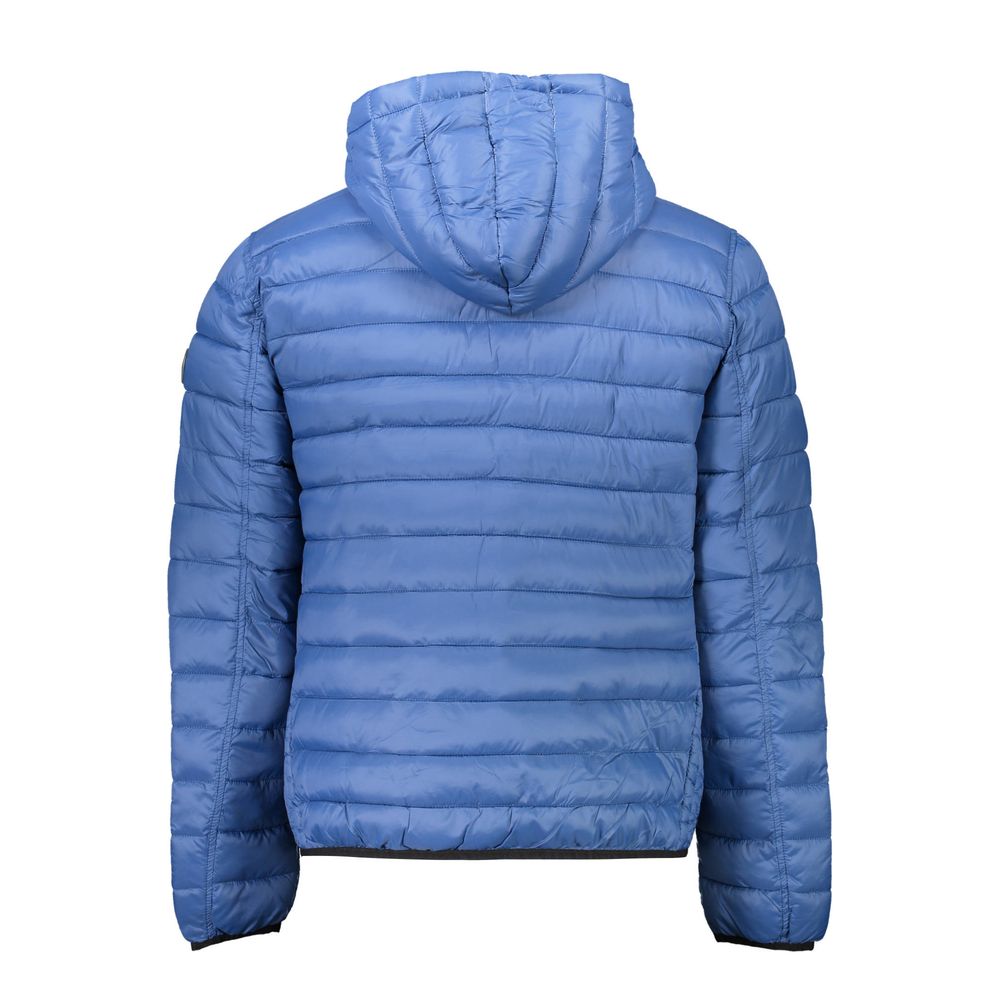 Blue Nylon Jackets & Coat