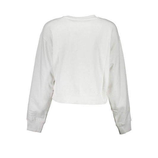 White Cotton Sweatshirt