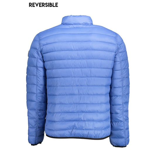Blue Nylon Jackets & Coat
