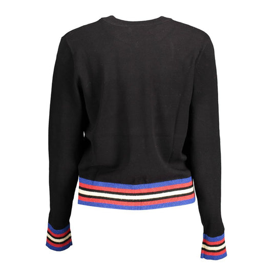 Black Polyester Sweater
