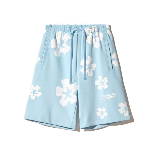 Blue Cotton Short