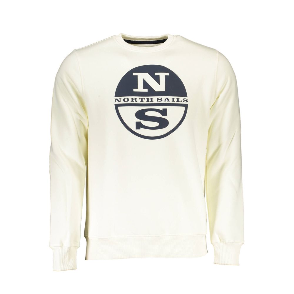White Cotton Sweatshirt