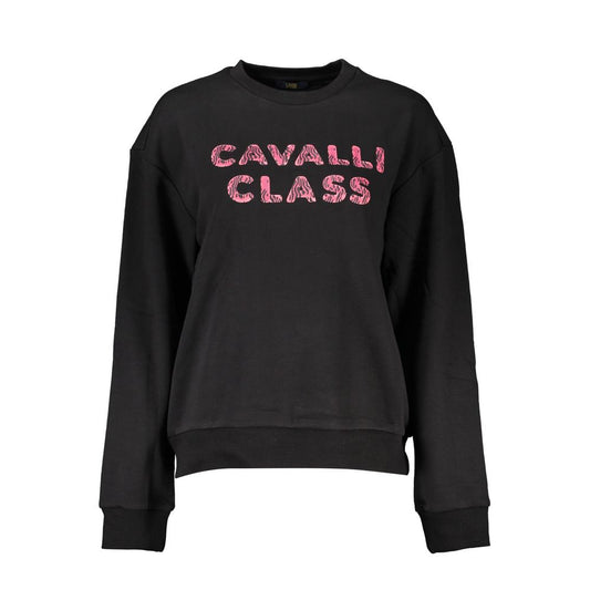 Black Cotton Sweatshirt