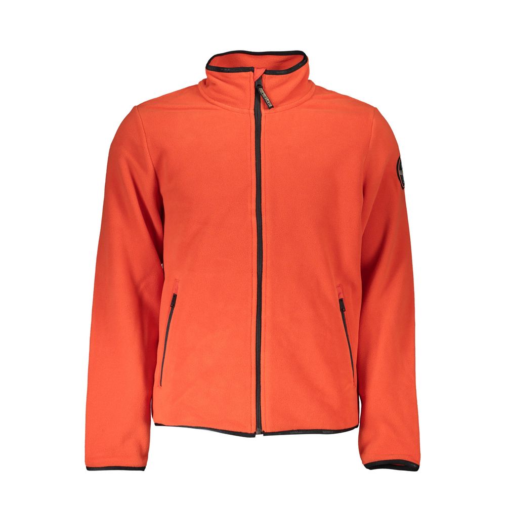 Red Polyester Sweatshirt