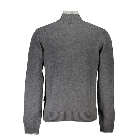 Gray Fabric Sweater