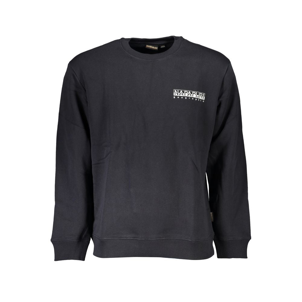 Black Cotton Sweatshirt