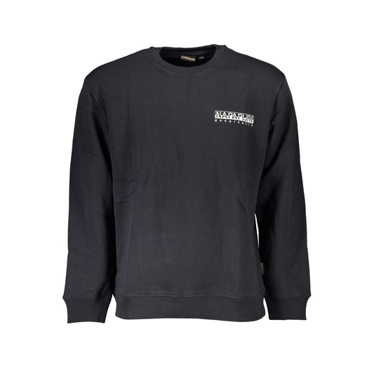 Black Cotton Sweatshirt
