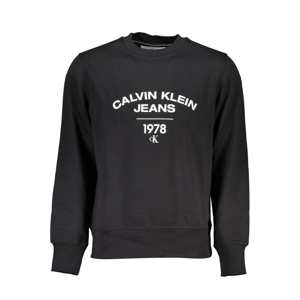 Black Cotton Sweatshirt