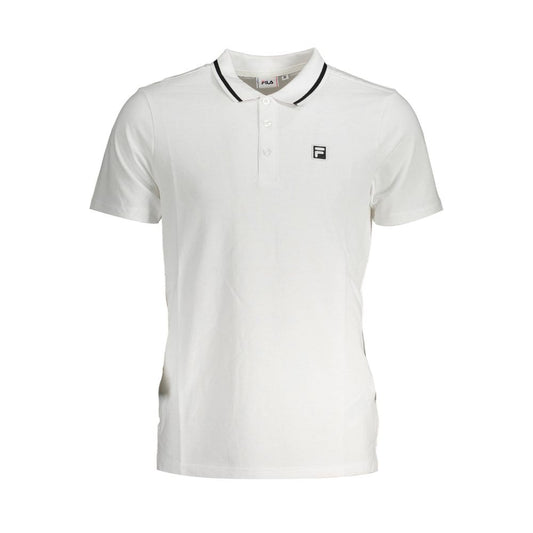 White Cotton Polo Shirt